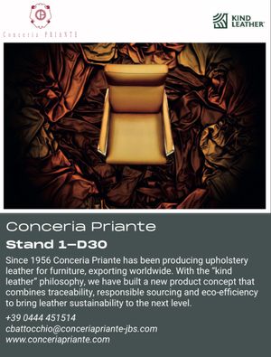 Conceria Priante at JFS - Hall 1 / Stand D30