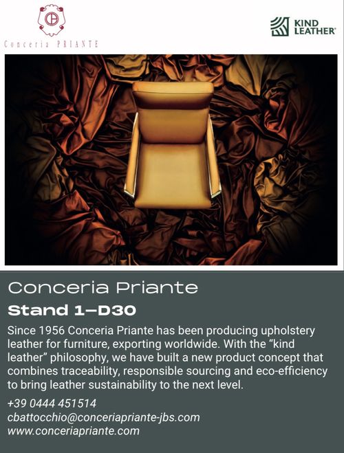 Conceria Priante at JFS - Hall 1 / Stand D30