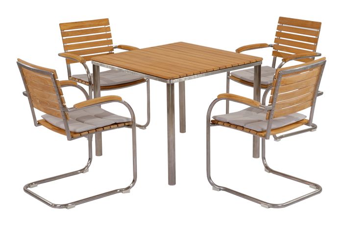 Dining Chair SUS304 frame FSC Teak