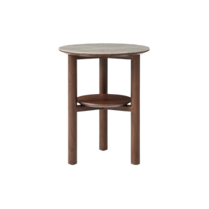 Willow Lamp Table with Shelf