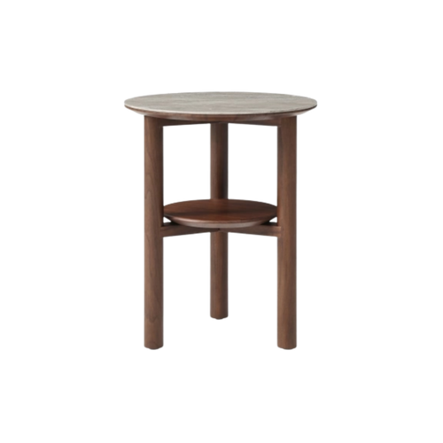 Willow Lamp Table with Shelf