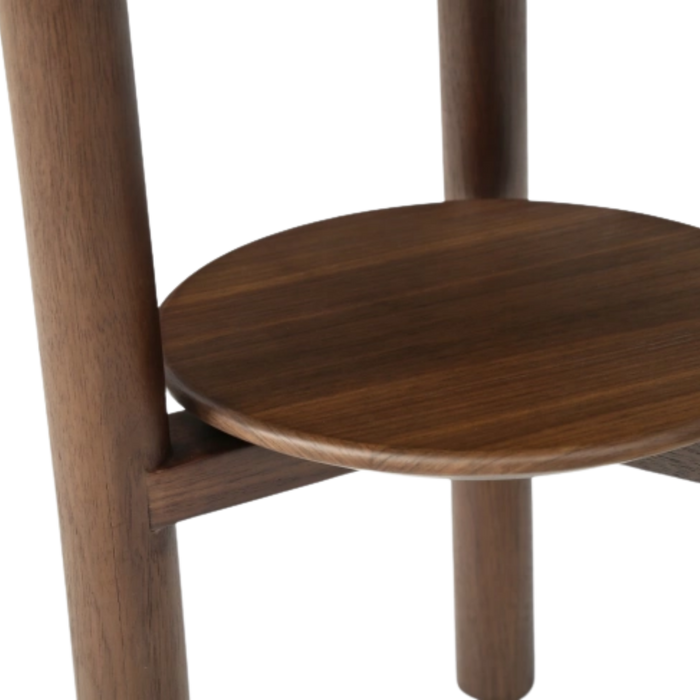 Willow Lamp Table with Shelf