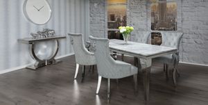 Marble Table & Chairs