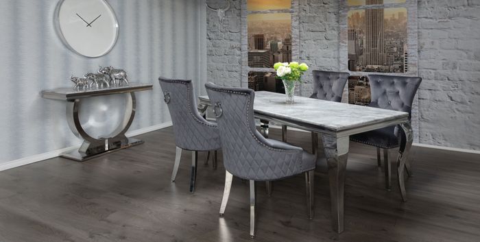 Marble Table & Chairs