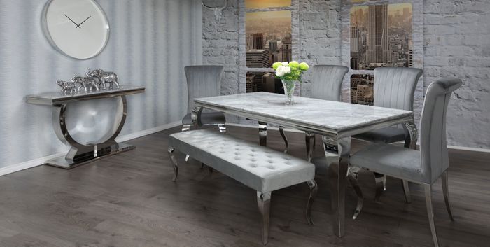 Marble Table & Chairs