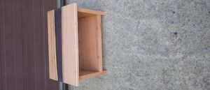 Resin and wood coffee table