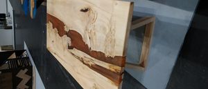 Resin and wood river tables