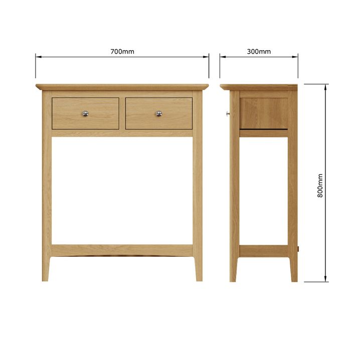 2 Drawer Telephone / Console Table