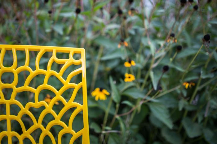 Gruvyer chair Glossy polypropylene chair