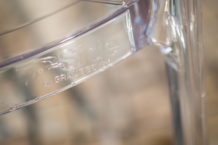 B-Side Clear polycarbonate chair