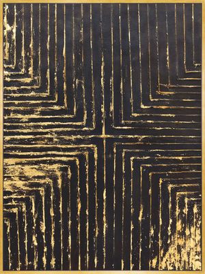 SH22114 Prints Canvas with Hand paints