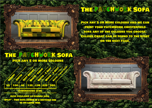 Custom Printed Patchwork Sofas