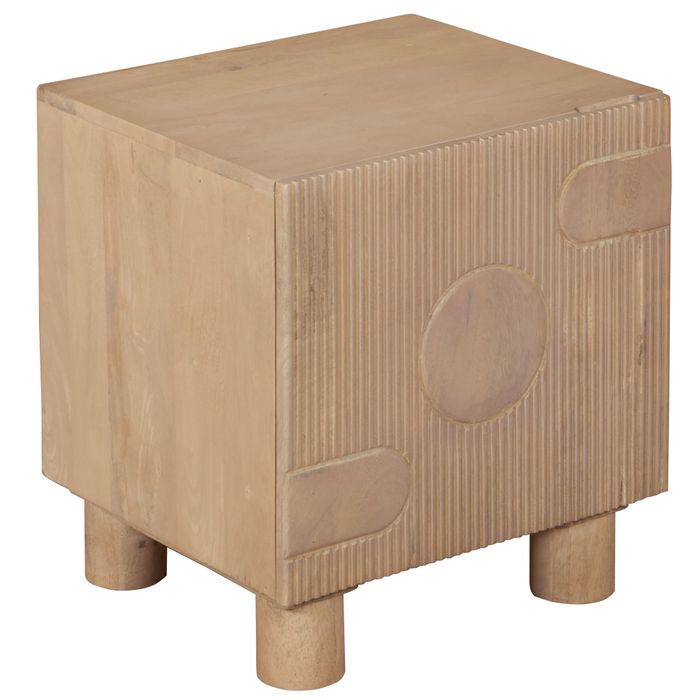 Austin Solid Wood Bedside Table