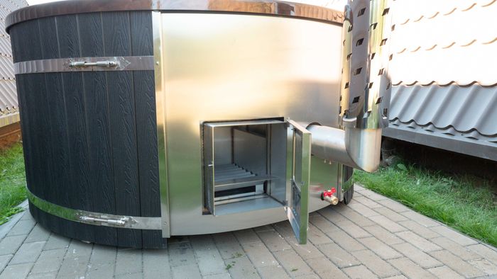 Round Luxury Hot Tub, 2.25 m, Suitable for 8-10 People