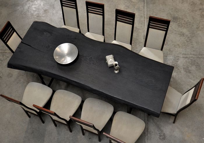 Oak Table ''Black Beauty'''