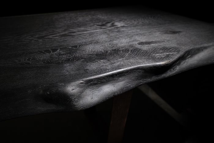 Oak Table ''Black Beauty'''