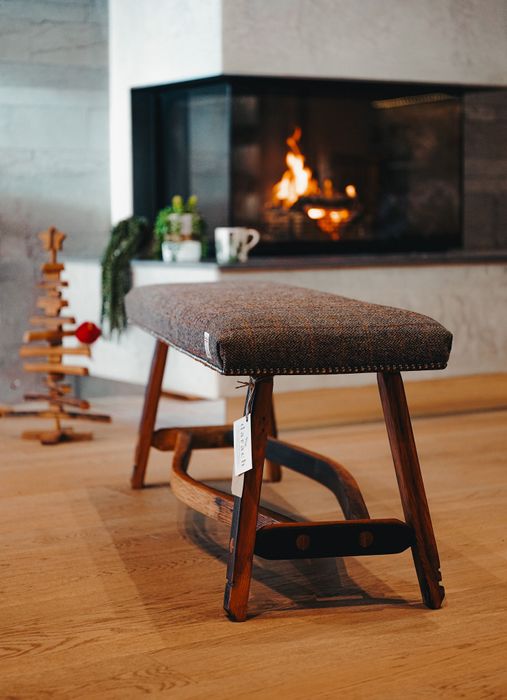 Harris Tweed benches