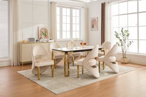 SANTORINI CREAM DINING CHAIR