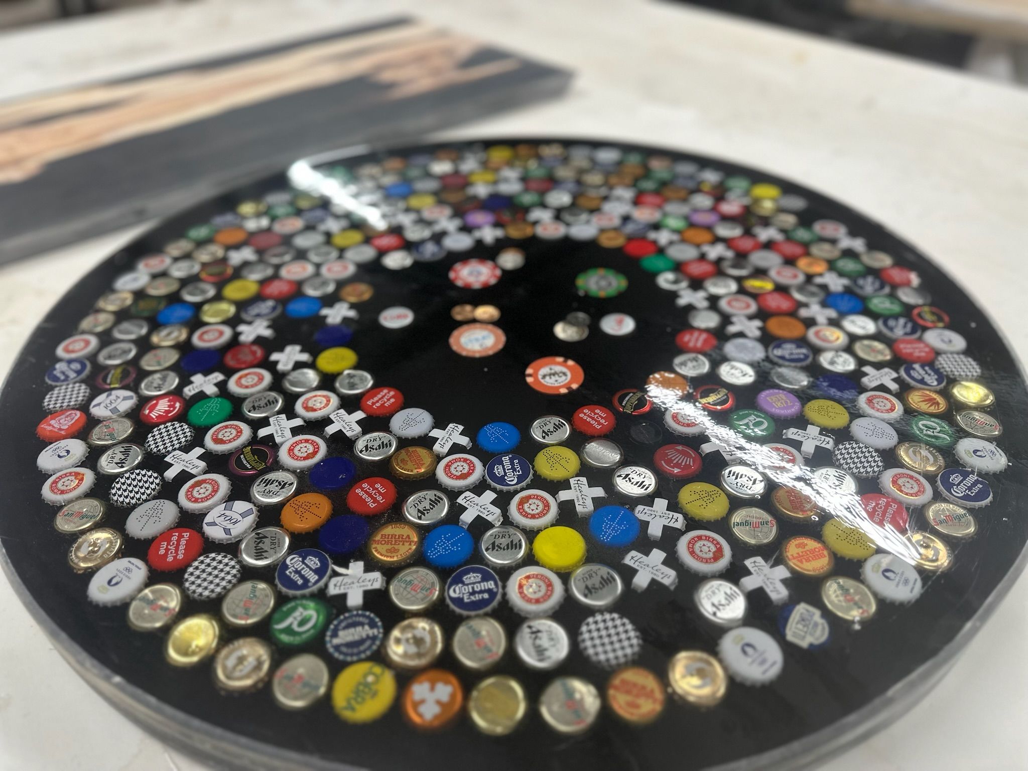 Bottle Cap Coffee Table