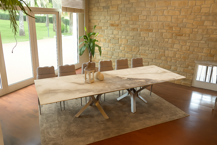 EXTENDABLE DINING TABLES