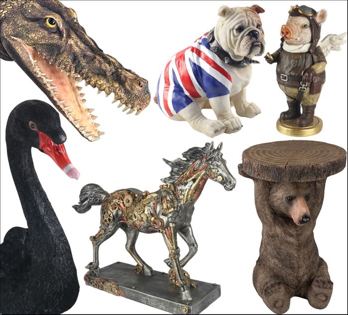 Animal Head Wall Art / Animal Tables & Games