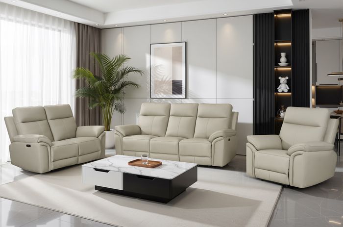 Jesse Leather Electric Reclining Sofa Collection