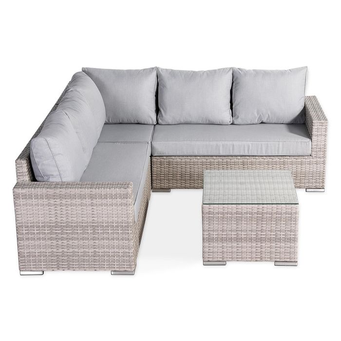 Aurora Range High Back Corner Sofa Set with Coffee Table