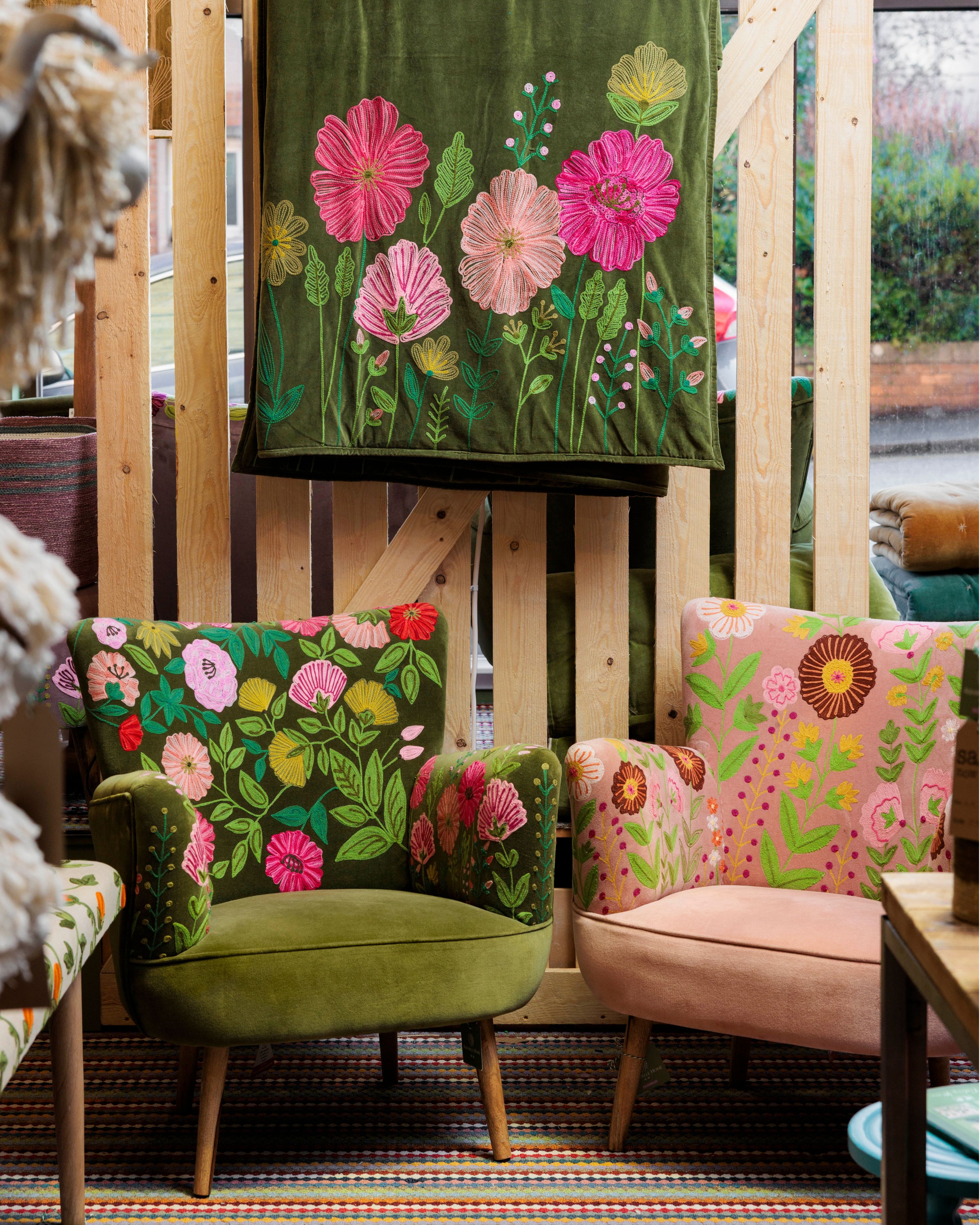 Amelia Chair | Ensley Velvet Design Moss