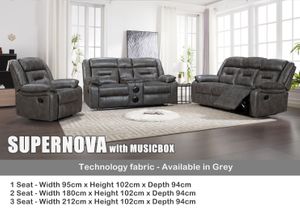 SUPERNOVA MUSICBOX MANUAL RECLINER