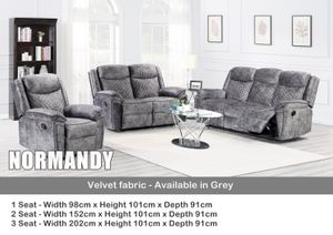 NORMANDY MANUAL RECLINER SOFA