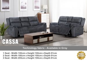 CASSA POWER RECLINER SOFA