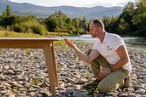Stone Collection – Oak Dining Table