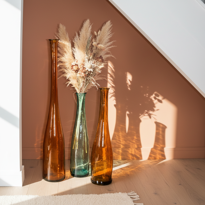 100% Recycled glassware