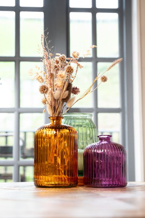 100% Recycled glassware