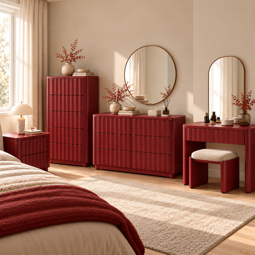 Fluted Bedroom Collection