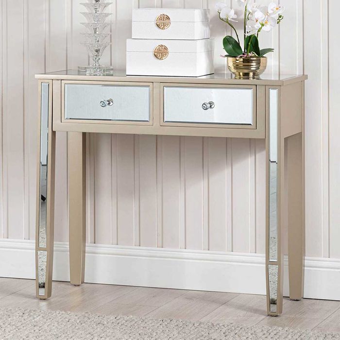 Value Vista Dark Champagne Console Table