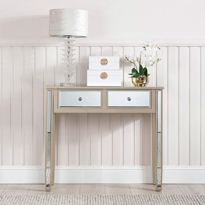 Value Vista Dark Champagne Console Table