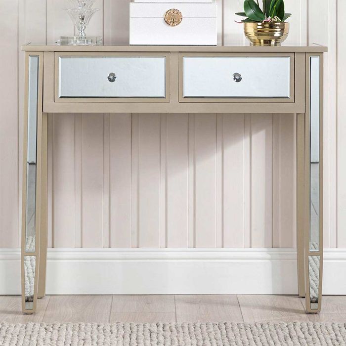 Value Vista Dark Champagne Console Table