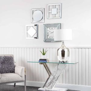 Value 40cm Square Mirror Wall Art