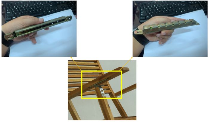 310811 - Decking Chair Acacia Wood Natural Colour