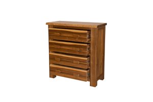 HDALETB4 - Acacia Live Edge Tallboy 4 Drawers