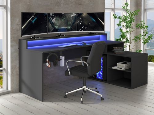 Power W Gaming Desk