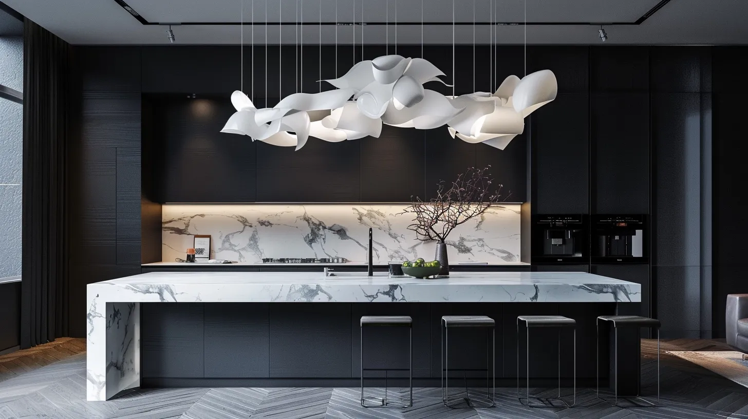 monochrome kitchen jfs