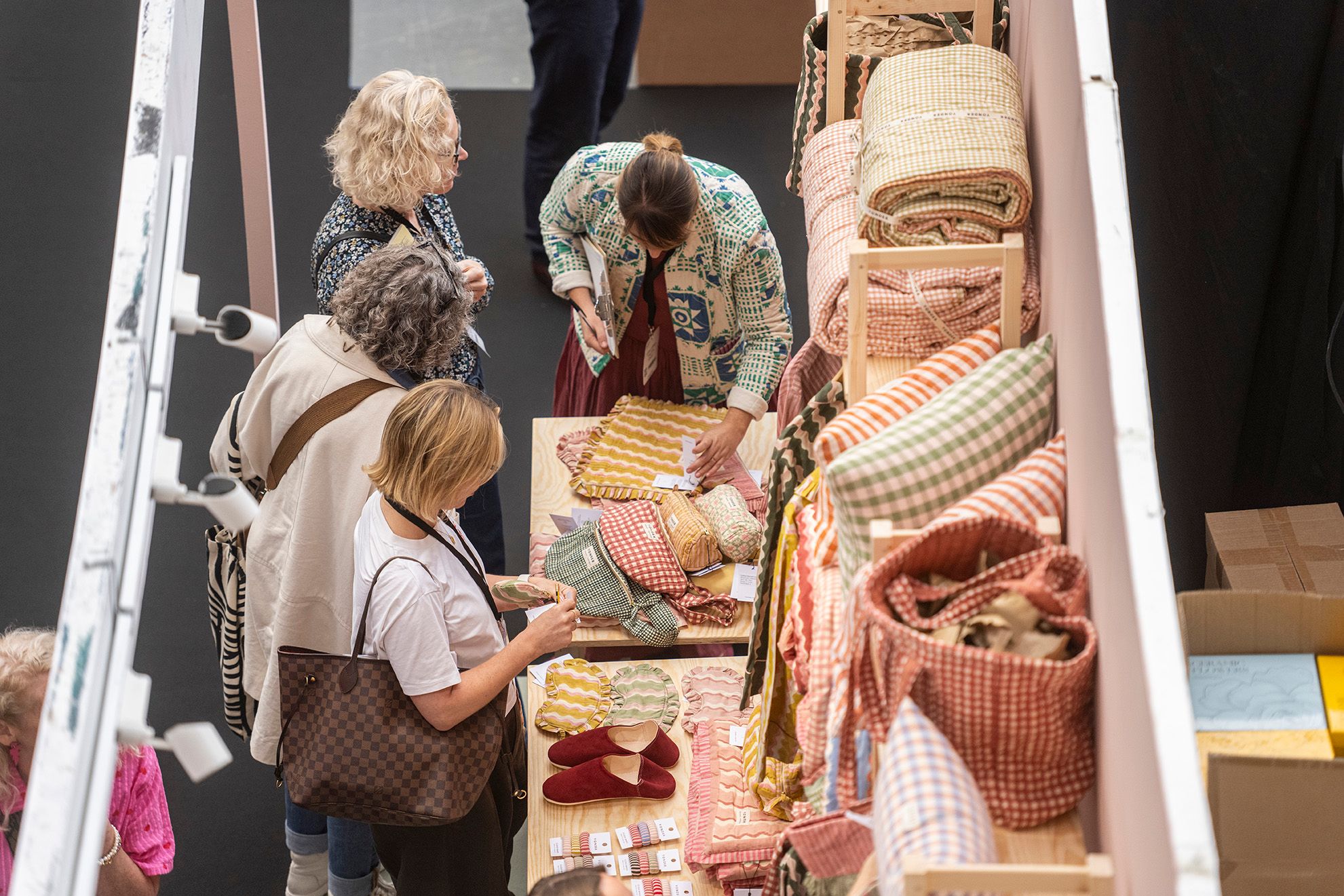 Visitors sourcing products