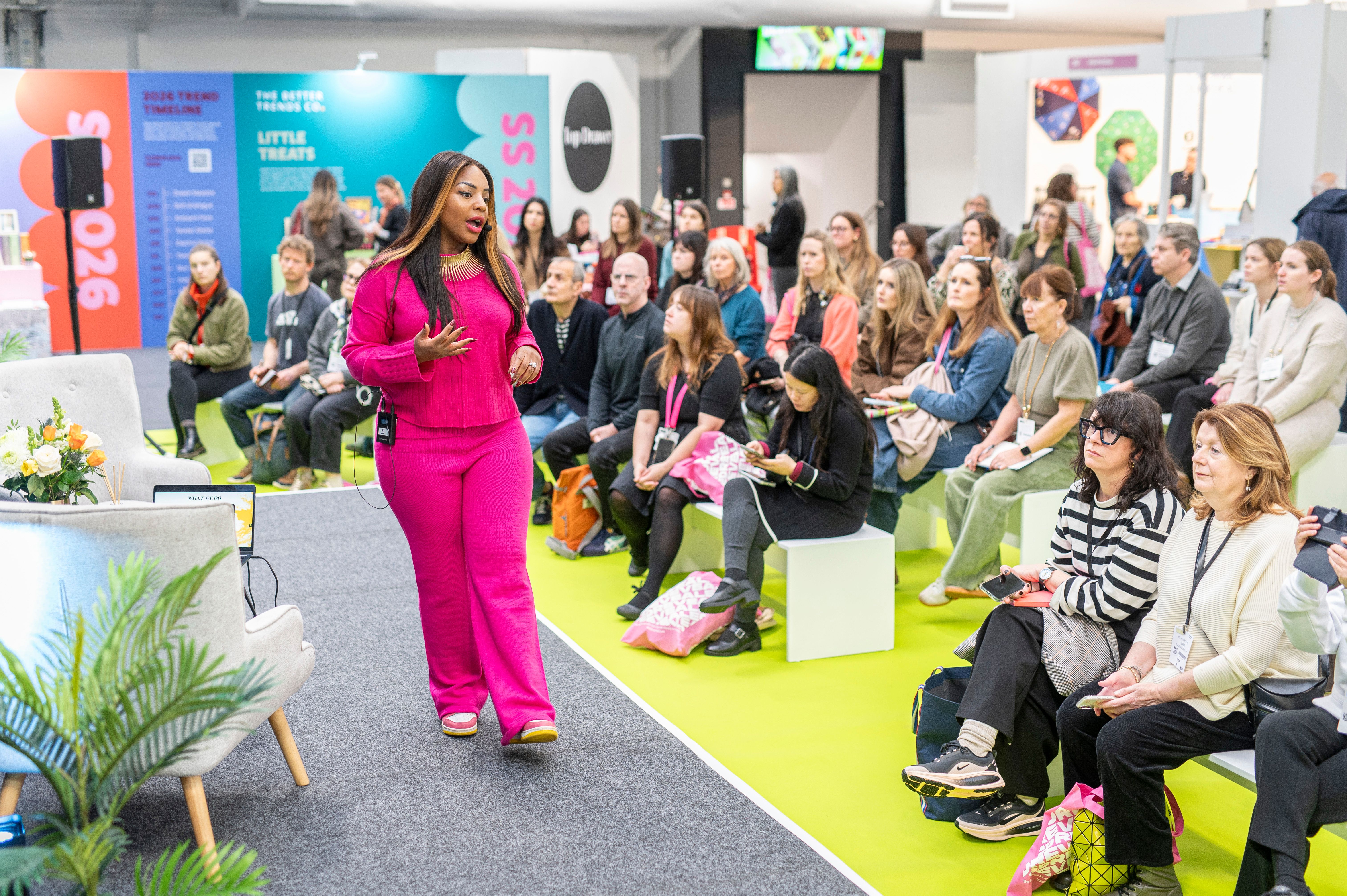 Lindi on the Retail Revealed Live stage