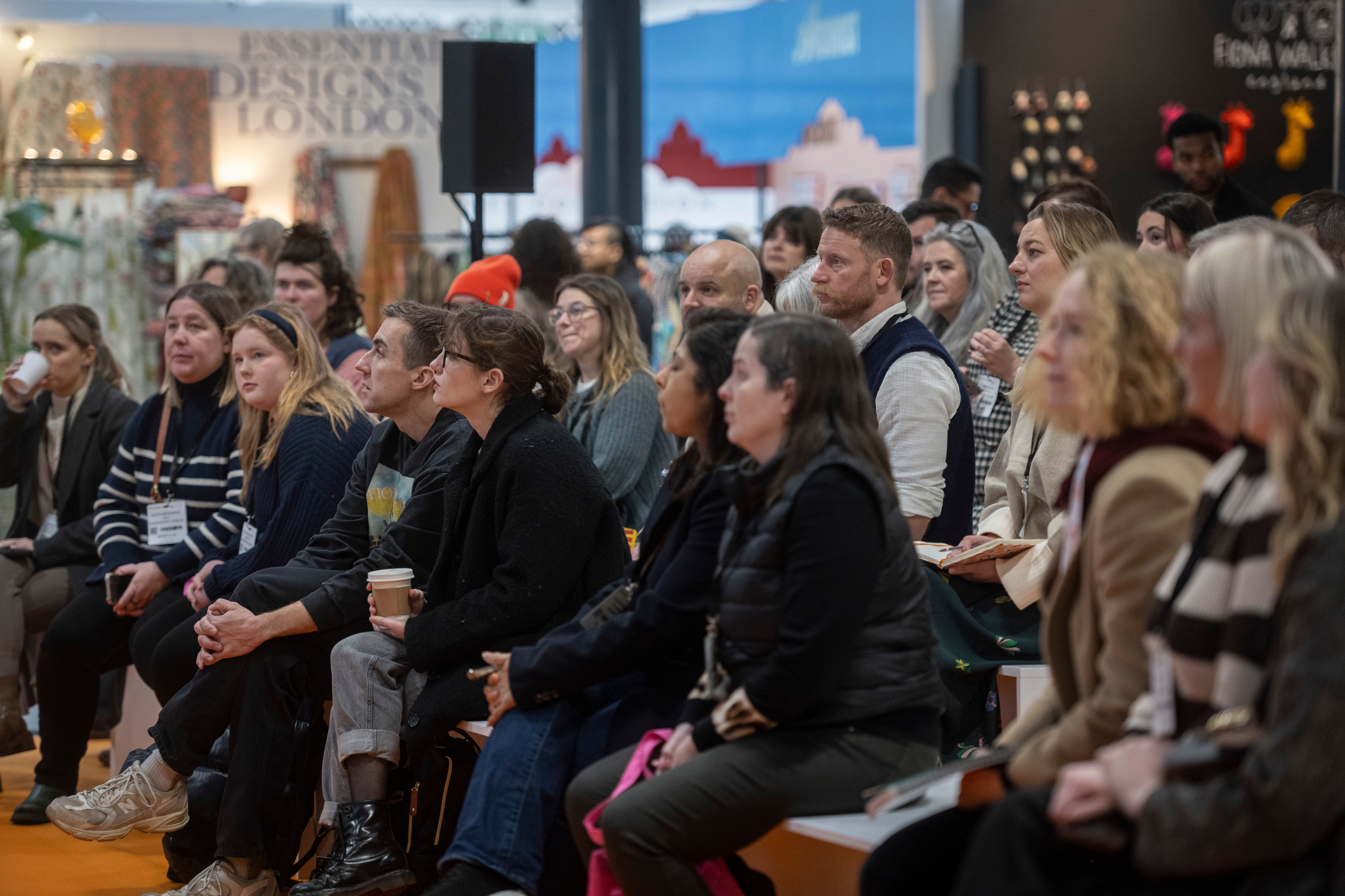 Engaged Audience at the Retail Revealed Live Stage in S/S25