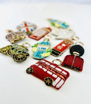 Grace + Glory Hand Beaded Bag Charms