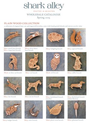 Shark Alley Plain Wood Collection - Spring 2025