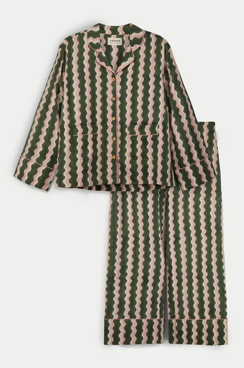 Womens Pyjama Set | Whirly | Fern