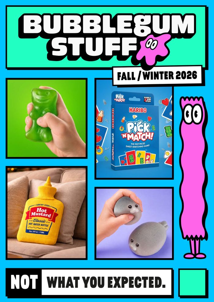 Bubblegum Stuff Autumn/Winter 2026 Catalogue